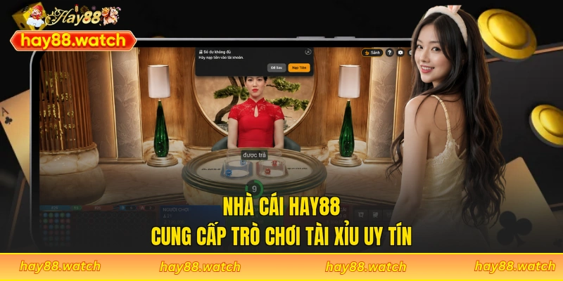 Nhà cái Hay88 cung cấp trò chơi tài xỉu uy tín