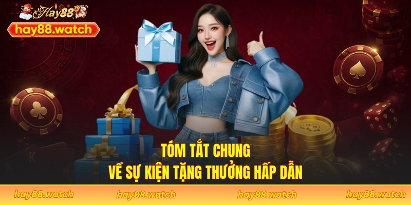 Tóm tắt chung về sự kiện tặng thưởng hấp dẫn